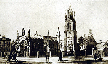 The old church from the east about 1850 [Z1086/14]